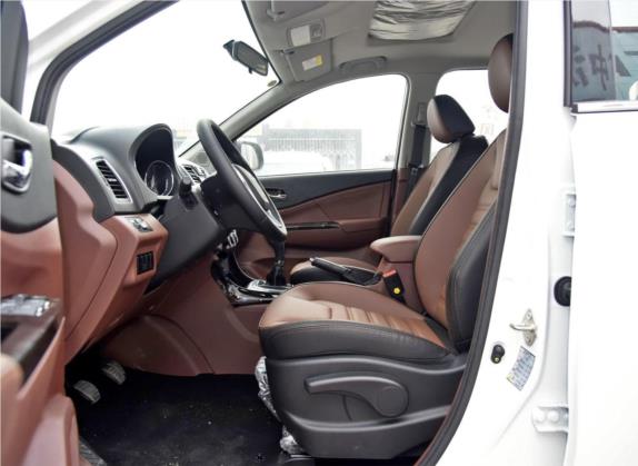 风行SX6 2016款 1.6L 手动尊享型 车厢座椅   前排空间