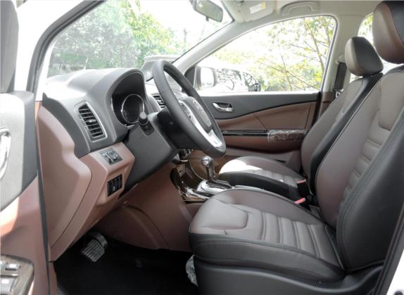 风行SX6 2016款 1.6L CVT精英型 车厢座椅   前排空间