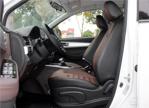 风行SX6 2018款 1.6L CVT豪华型 车厢座椅   前排空间