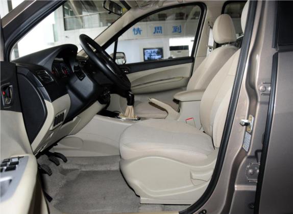 景逸 2014款 XL 1.5L 手动舒适型 国V 车厢座椅   前排空间