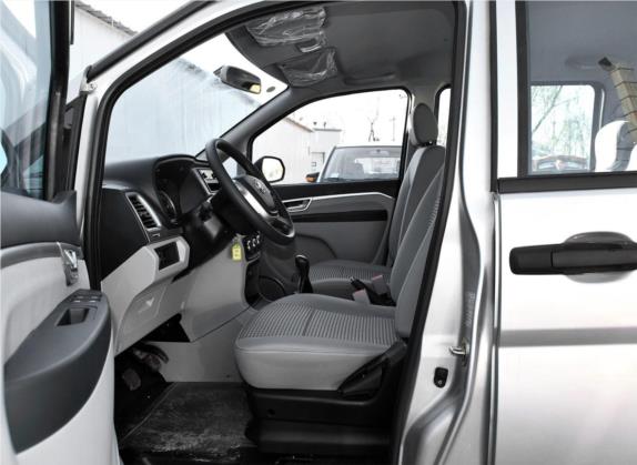 帅客 2016款 1.5L 手动舒适型 车厢座椅   前排空间