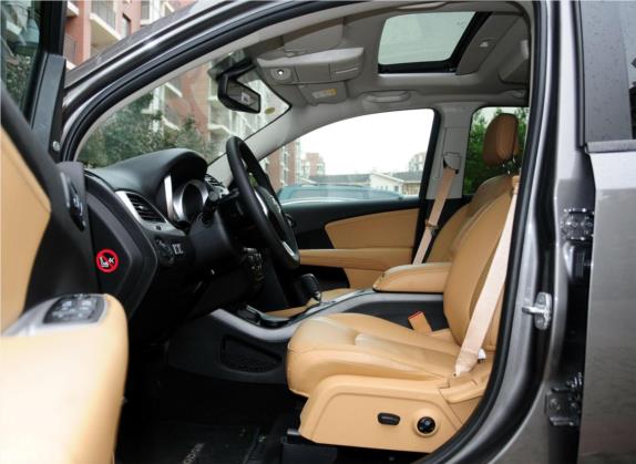 酷威 2013款 3.6L 四驱旗舰版 车厢座椅   前排空间