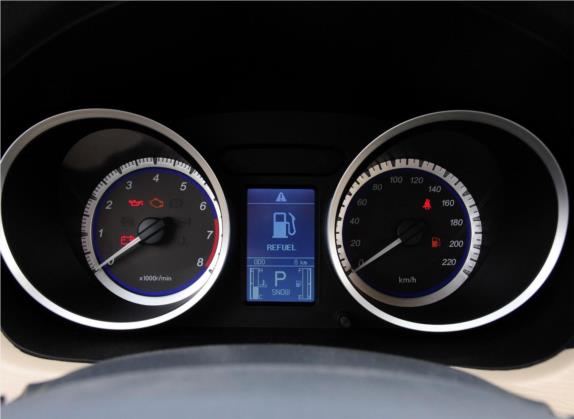V5菱致 2012款 1.5L CVT舒适型 中控类   仪表盘