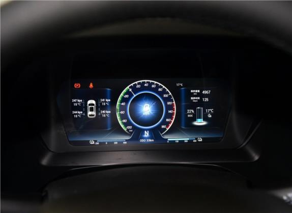 东南DX3新能源 2018款 EV 旗舰型 中控类   仪表盘
