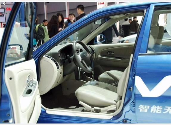 V3菱悦 2010款 1.5L CVT旗舰版 车厢座椅   前排空间