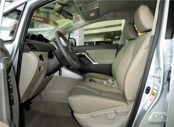 逸致 2012款 180G CVT舒适多功能版 车厢座椅   前排空间