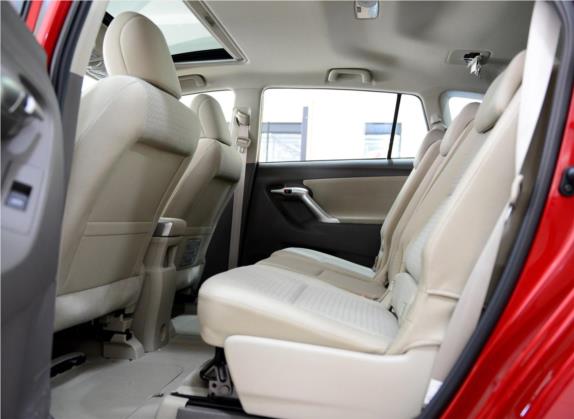 逸致 2014款 星耀 180G CVT舒适多功能版 车厢座椅   后排空间