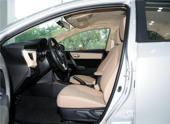 雷凌 2014款 1.6E 手动新锐版 车厢座椅   前排空间