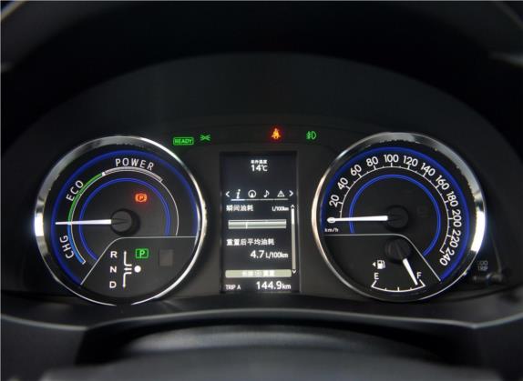 雷凌 2016款 双擎 1.8H V E-CVT豪华版 中控类   仪表盘