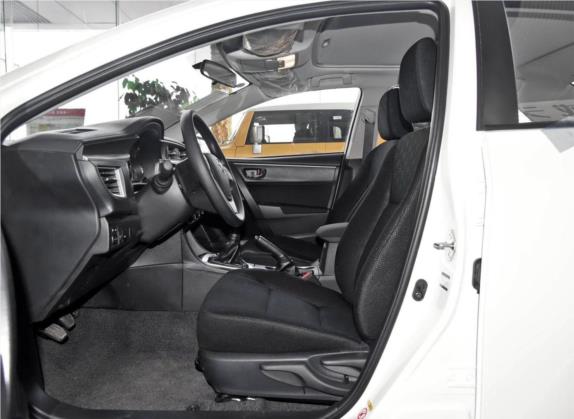 雷凌 2016款 1.6G 手动精英版 车厢座椅   前排空间