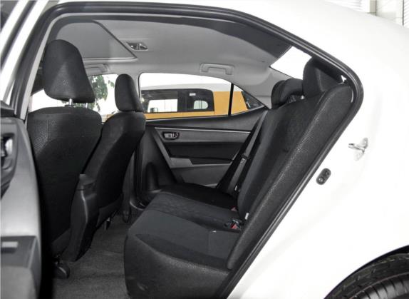 雷凌 2016款 1.6G 手动精英版 车厢座椅   后排空间