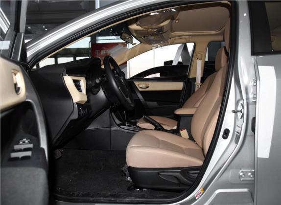 雷凌 2016款 1.6G CVT精英版 车厢座椅   前排空间