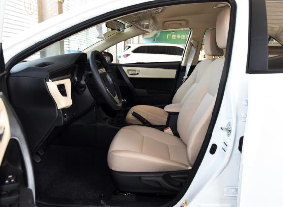 雷凌 2016款 1.6E 手动新锐版 车厢座椅   前排空间