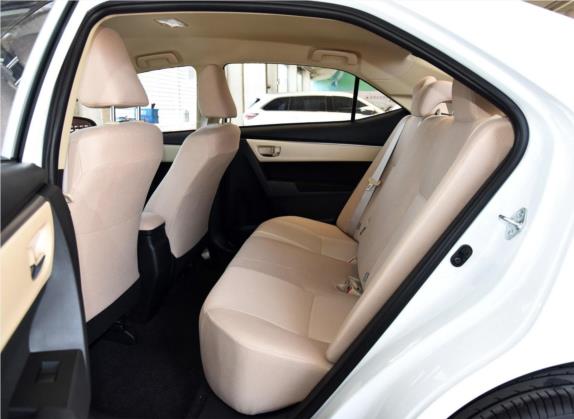 雷凌 2016款 1.6E 手动新锐版 车厢座椅   后排空间