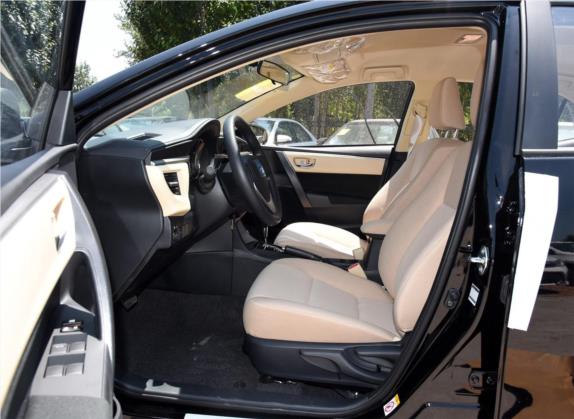 雷凌 2016款 1.6E CVT新锐版 车厢座椅   前排空间
