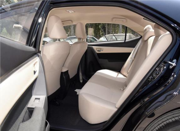 雷凌 2016款 1.6E CVT新锐版 车厢座椅   后排空间