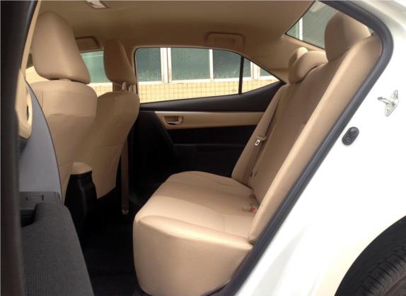 雷凌 2017款 1.2T E CVT新锐版 车厢座椅   后排空间