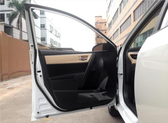 雷凌 2017款 1.2T E CVT新锐版 车厢座椅   前门板