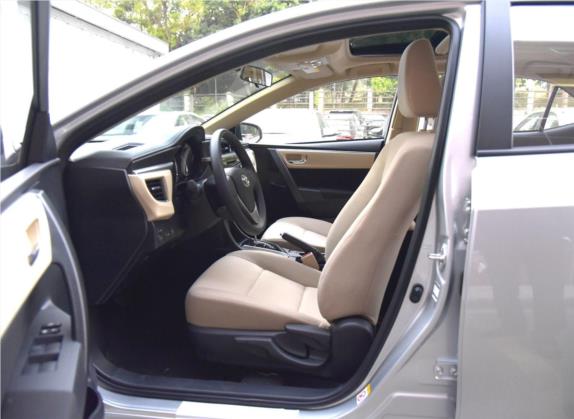 雷凌 2017款 1.2T G CVT精英版 车厢座椅   前排空间