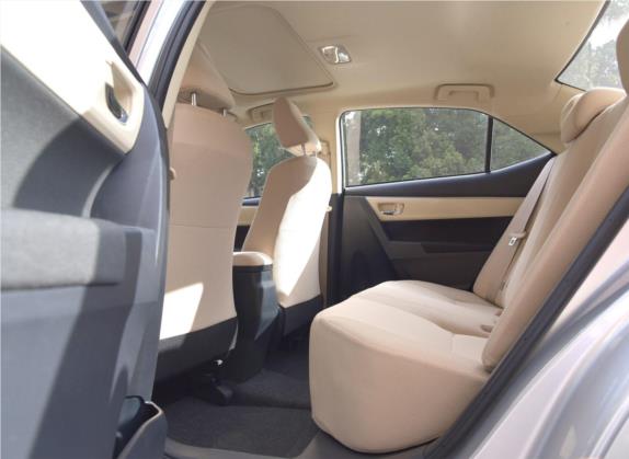 雷凌 2017款 1.2T G CVT精英版 车厢座椅   后排空间