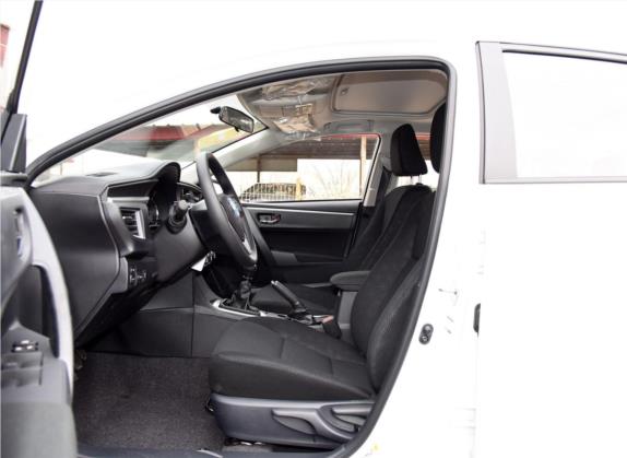 雷凌 2017款 1.2T G 手动精英版 车厢座椅   前排空间