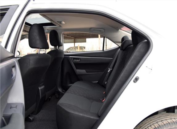 雷凌 2017款 1.2T G 手动精英版 车厢座椅   后排空间
