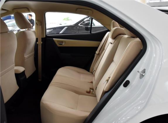 雷凌 2017款 改款 185T 手动新锐版 国V 车厢座椅   后排空间