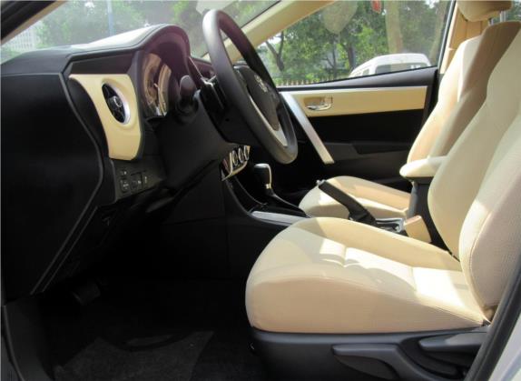 雷凌 2017款 改款 1.8GS CVT精英版 国V 车厢座椅   前排空间