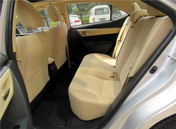 雷凌 2017款 改款 1.8GS CVT精英版 国V 车厢座椅   后排空间