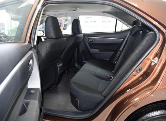 雷凌 2017款 改款双擎 1.8H GS E-CVT精英天窗版 国V 车厢座椅   后排空间