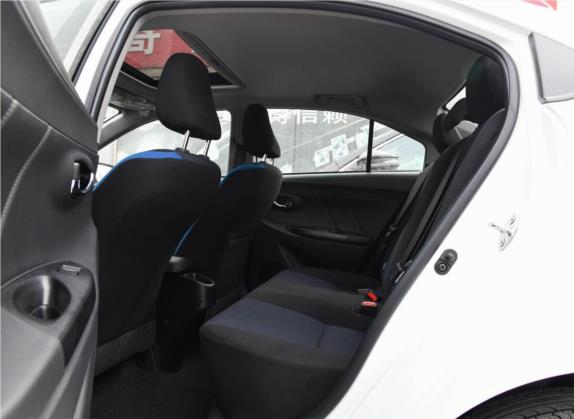 YARiS L 致享 2019款 1.5G CVT炫动天窗版 国VI 车厢座椅   后排空间