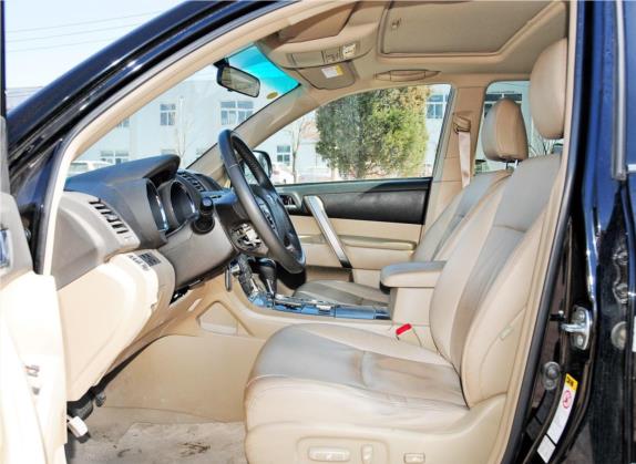 汉兰达 2012款 2.7L 两驱7座豪华导航版 车厢座椅   前排空间