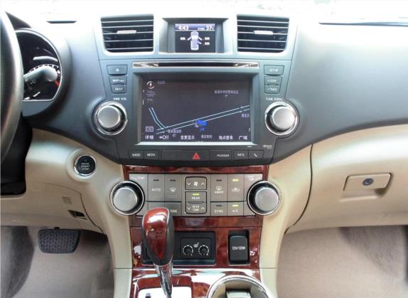 汉兰达 2012款 3.5L 四驱7座豪华导航版 中控类   中控台