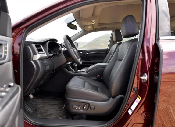 汉兰达 2015款 2.0T 四驱至尊版 7座 车厢座椅   前排空间