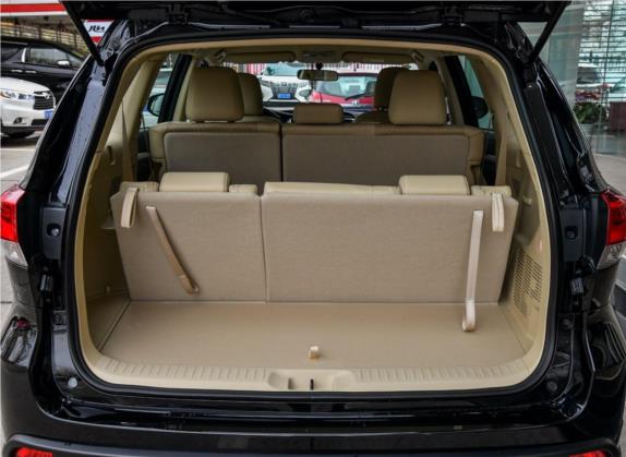 汉兰达 2018款 2.0T 四驱精英版 7座 国V 车厢座椅   后备厢
