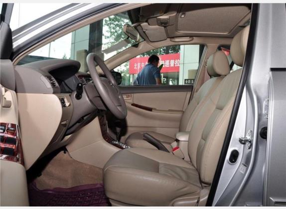 花冠 2009款 1.6L 自动豪华版 车厢座椅   前排空间