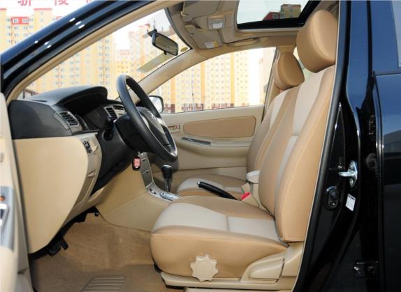 花冠 2013款 1.6L 自动卓越版 车厢座椅   前排空间