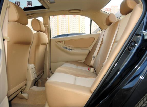 花冠 2013款 1.6L 自动卓越版 车厢座椅   后排空间