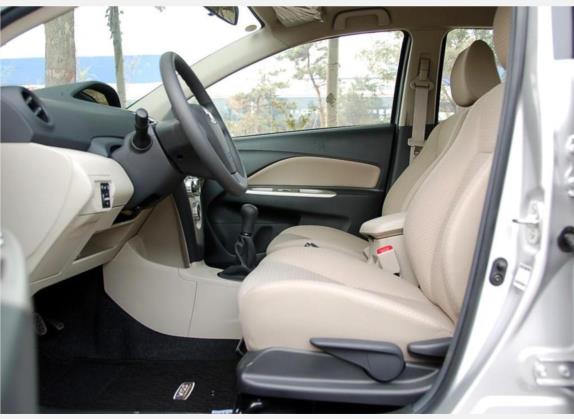 威驰 2008款1.6L GL-i MT 车厢座椅   前排空间