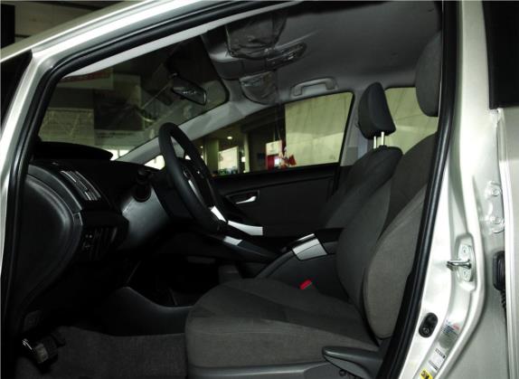 普锐斯 2012款 1.8L 标准版 车厢座椅   前排空间