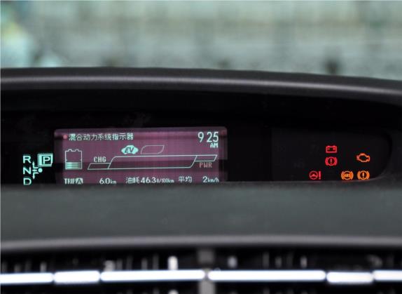 普锐斯 2012款 1.8L 豪华先进版 中控类   仪表盘