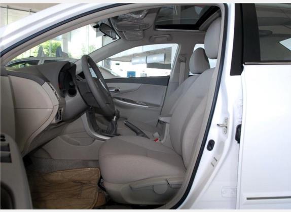 卡罗拉 2008款 1.8L 手动GL-i天窗特别版 车厢座椅   前排空间