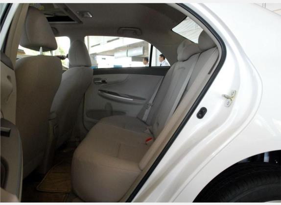 卡罗拉 2008款 1.8L 手动GL-i天窗特别版 车厢座椅   后排空间