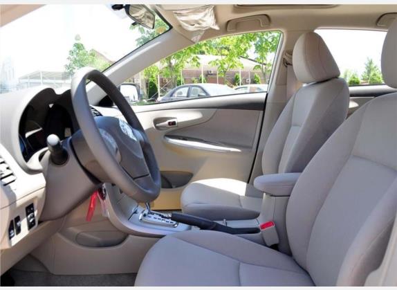 卡罗拉 2008款 1.8L 自动GL-i天窗特别版 车厢座椅   前排空间