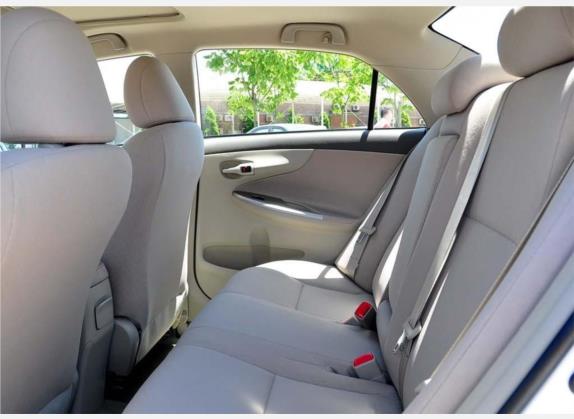 卡罗拉 2008款 1.8L 自动GL-i天窗特别版 车厢座椅   后排空间