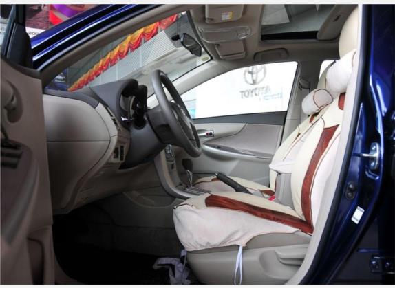 卡罗拉 2009款 1.6L 自动GL天窗特别版 车厢座椅   前排空间