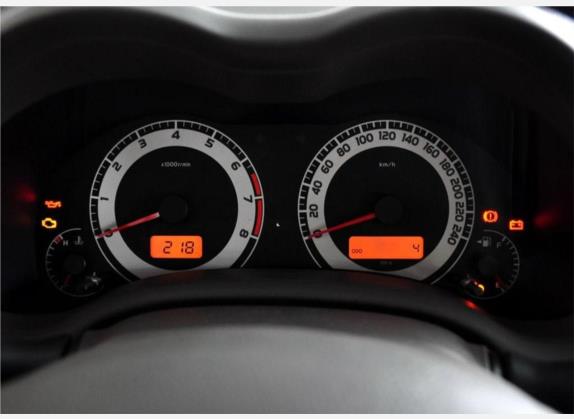卡罗拉 2009款 1.6L 手动GL天窗特别版 中控类   仪表盘