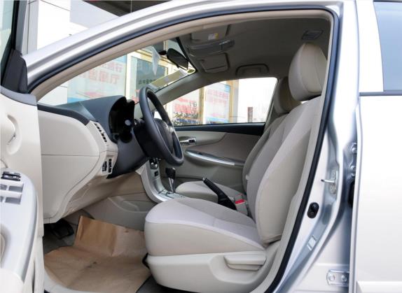 卡罗拉 2011款 1.6L 自动GL 车厢座椅   前排空间