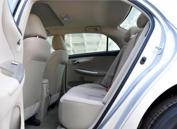 卡罗拉 2012款 炫装版 1.6L 手动GL 车厢座椅   后排空间