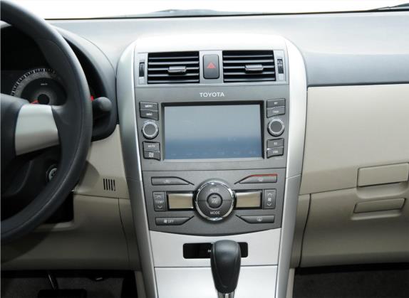卡罗拉 2012款 炫装版 1.6L 自动GL 中控类   中控台